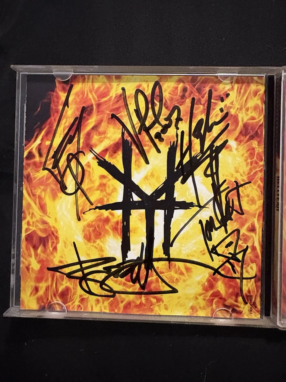 Hellyeah (self-titled, 2007) Full band Autographs + Vinnie Paul Autograph on CD, image 5