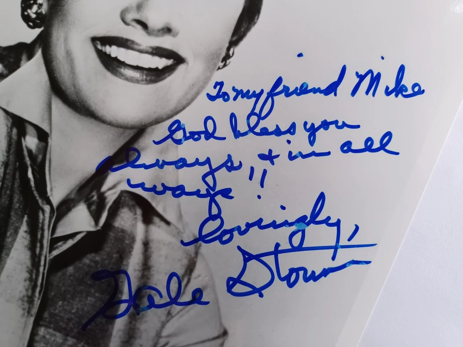 Gale Storm (d. 2009) Signed 8x10 Photo - Actress, Singer, изображение 2