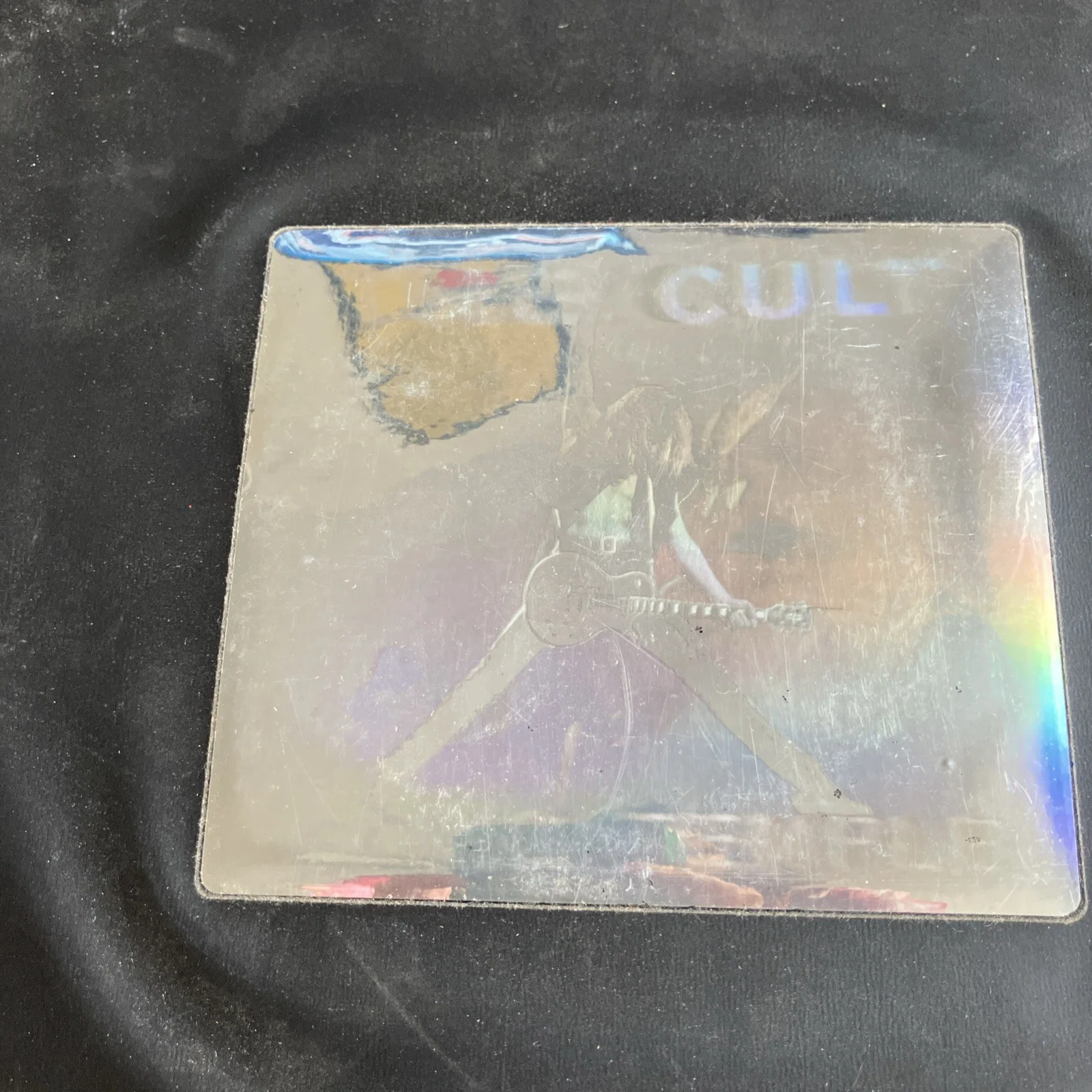 THE CULT SUN KING RARE 3-TRACK UK 12 IN IN LIMITED EDITION HOLOGRAM WALLET, изображение 3