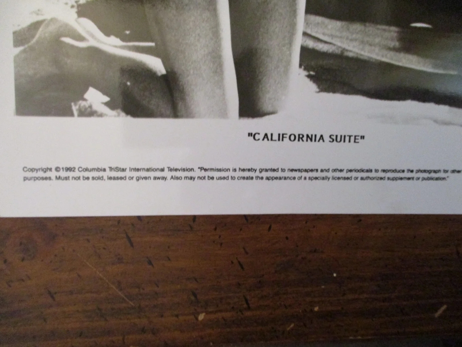 ("CALIFORNIA SUITE") Jane Fonda/ 1992 8 x 10 Glossy Black and White Press Photo, изображение 3