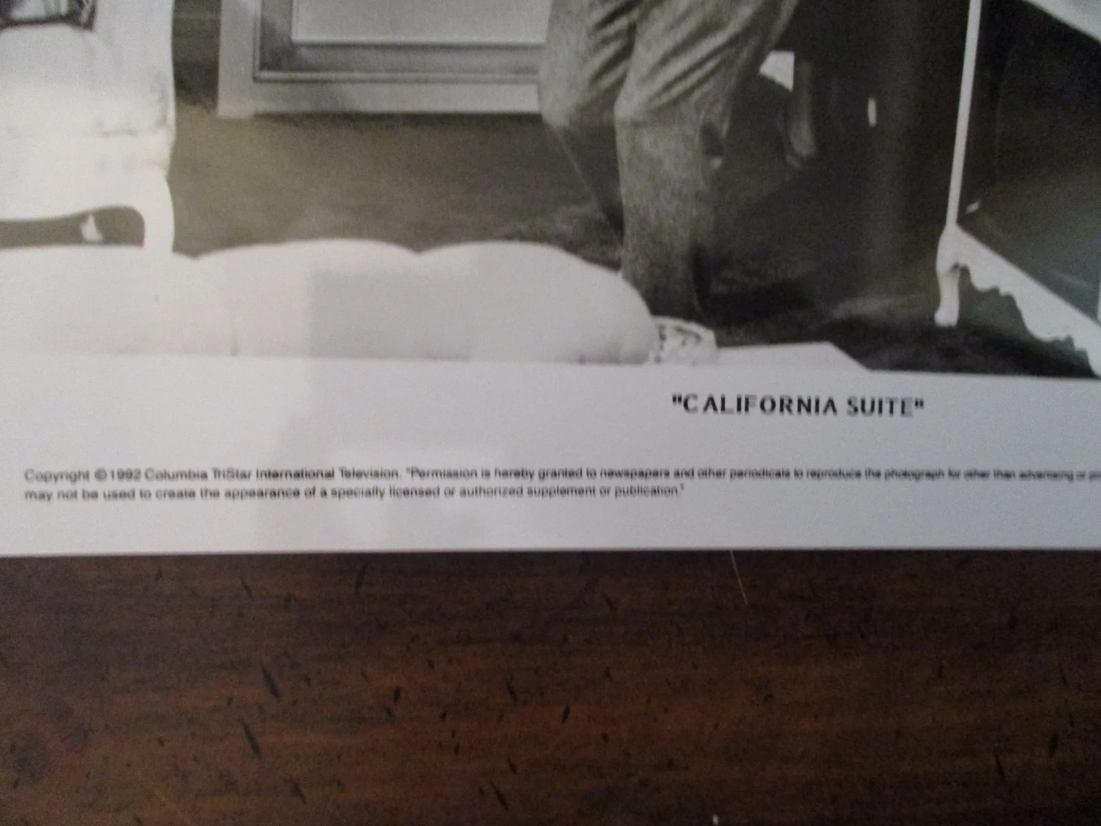 Elaine May/Walter Matthau(CALIFORNIA SUITE)10 x 8 1992 Glossy B & W Press Photo, изображение 4