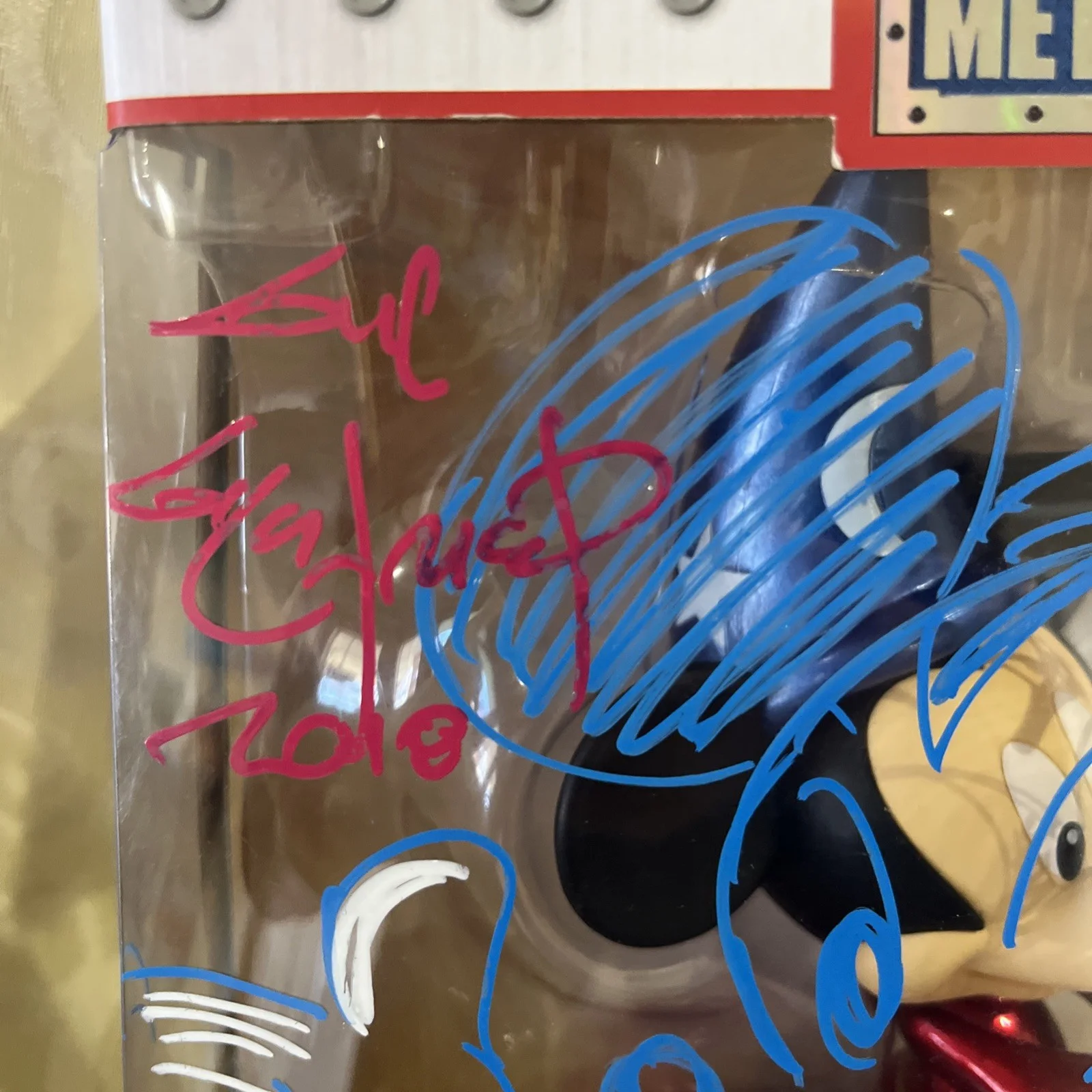 Bret Iwan — Signed By Bret Iwan Authenticated Metalfigs Sorcerers Apprentice Mickey Mouse, image 2