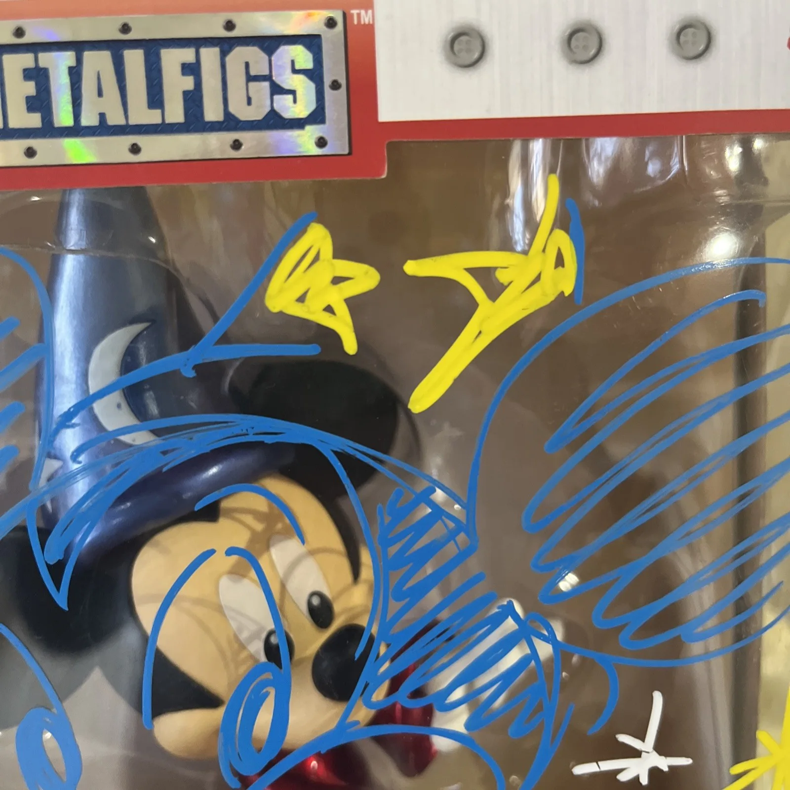 Bret Iwan — Signed By Bret Iwan Authenticated Metalfigs Sorcerers Apprentice Mickey Mouse, image 3