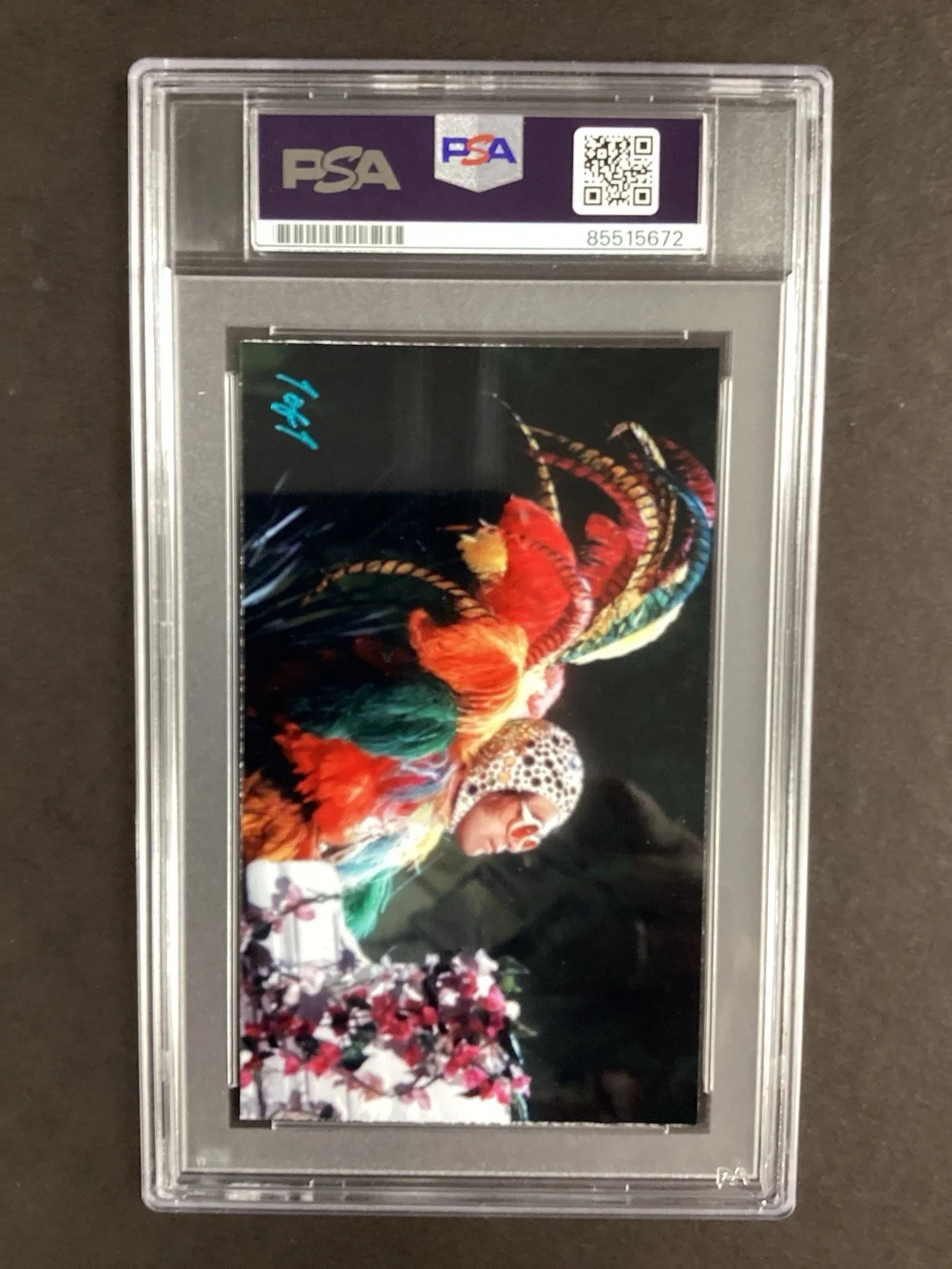 Elton John Signed Baseball Card Cut Custom Music Glasses Autograph 1/1 PSA/DNA, изображение 4