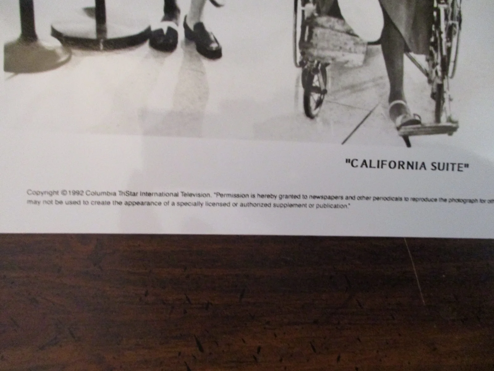 Sheila Frazier/Gloria Gifford/Bill Cosby(CALIFORNIA SUITE)1992 10 x8 B & W Photo, изображение 3