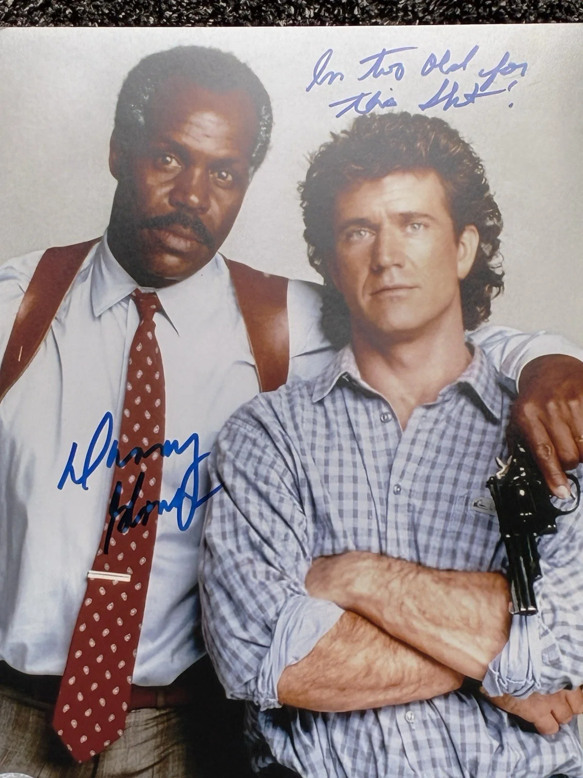 Danny Glover — DANNY GLOVER SIGNED 11x14 LETHAL WEAPON MEL GIBSON I'M TO OLD FOR THIS SHI! RARE, изображение 2