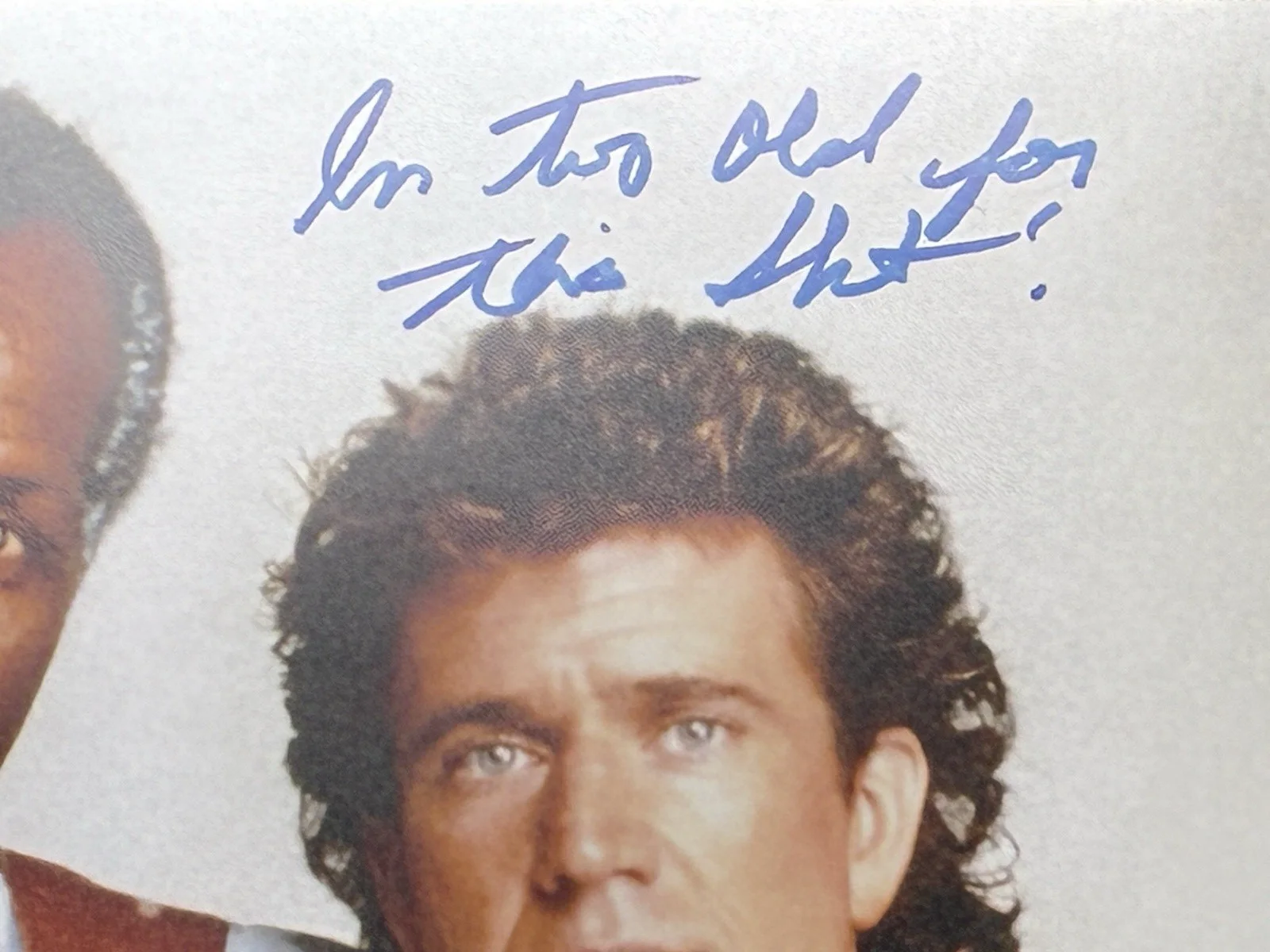 Danny Glover — DANNY GLOVER SIGNED 11x14 LETHAL WEAPON MEL GIBSON I'M TO OLD FOR THIS SHI! RARE, изображение 3