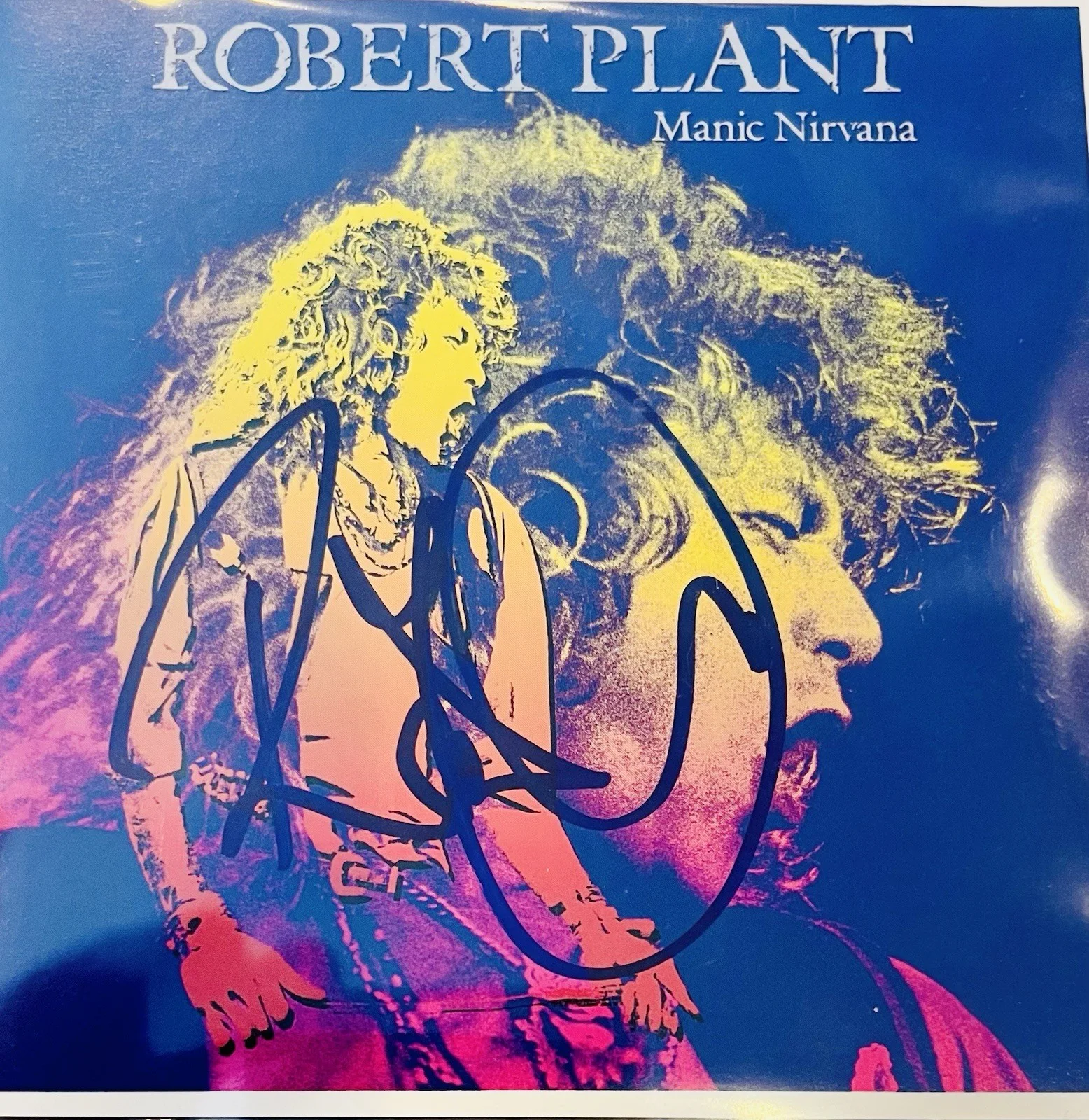 Robert Plant Led Zeppelin Founder Signed CD Autograph Beckett Gem Mint 10 Beauty, изображение 2