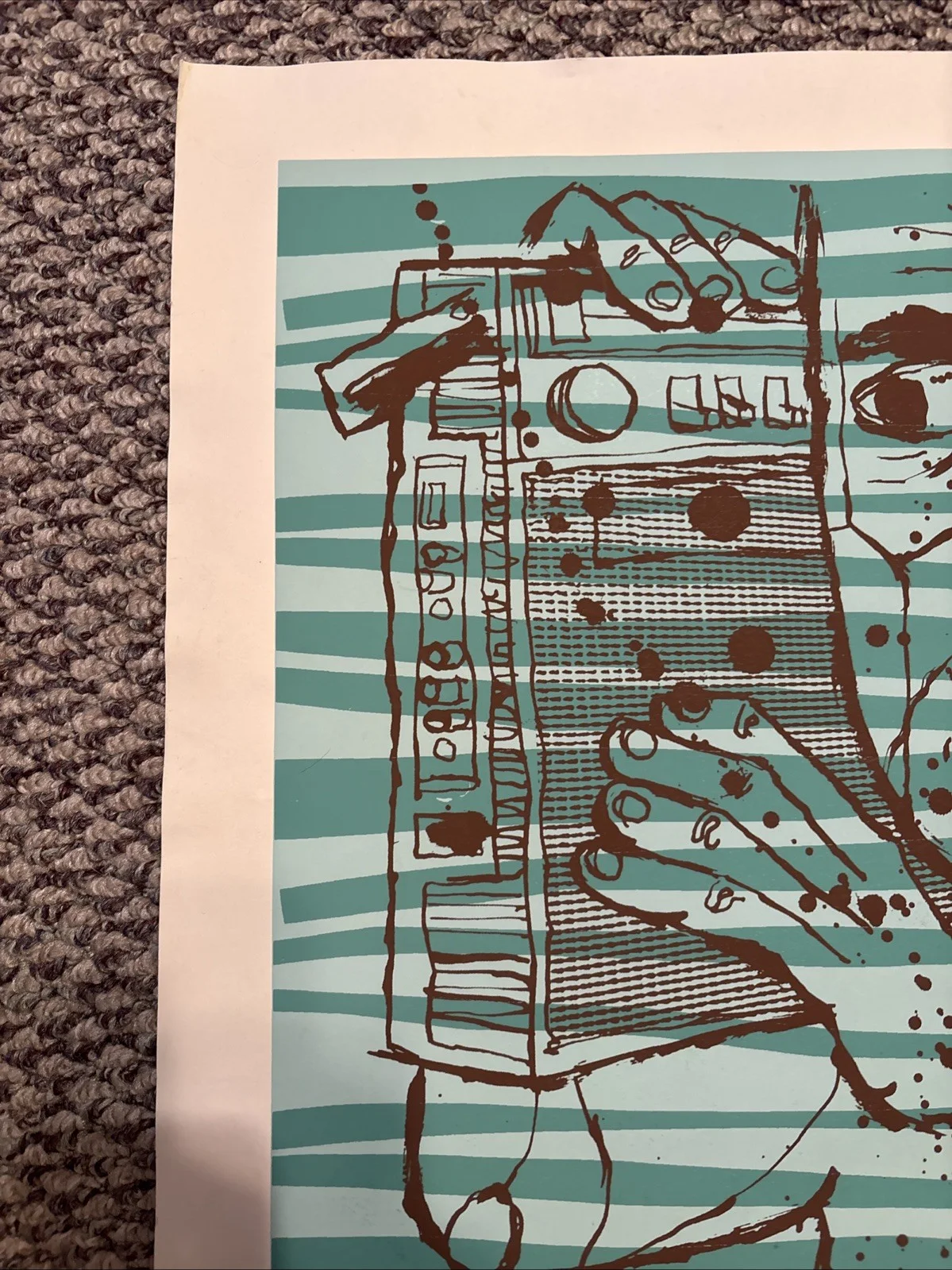 Concert Poster Dungen Signed/#, image 2