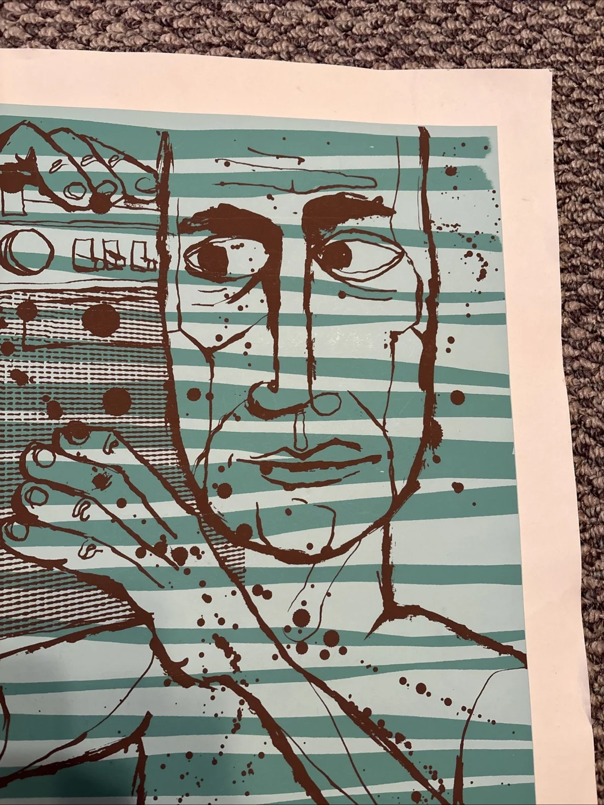 Concert Poster Dungen Signed/#, image 3