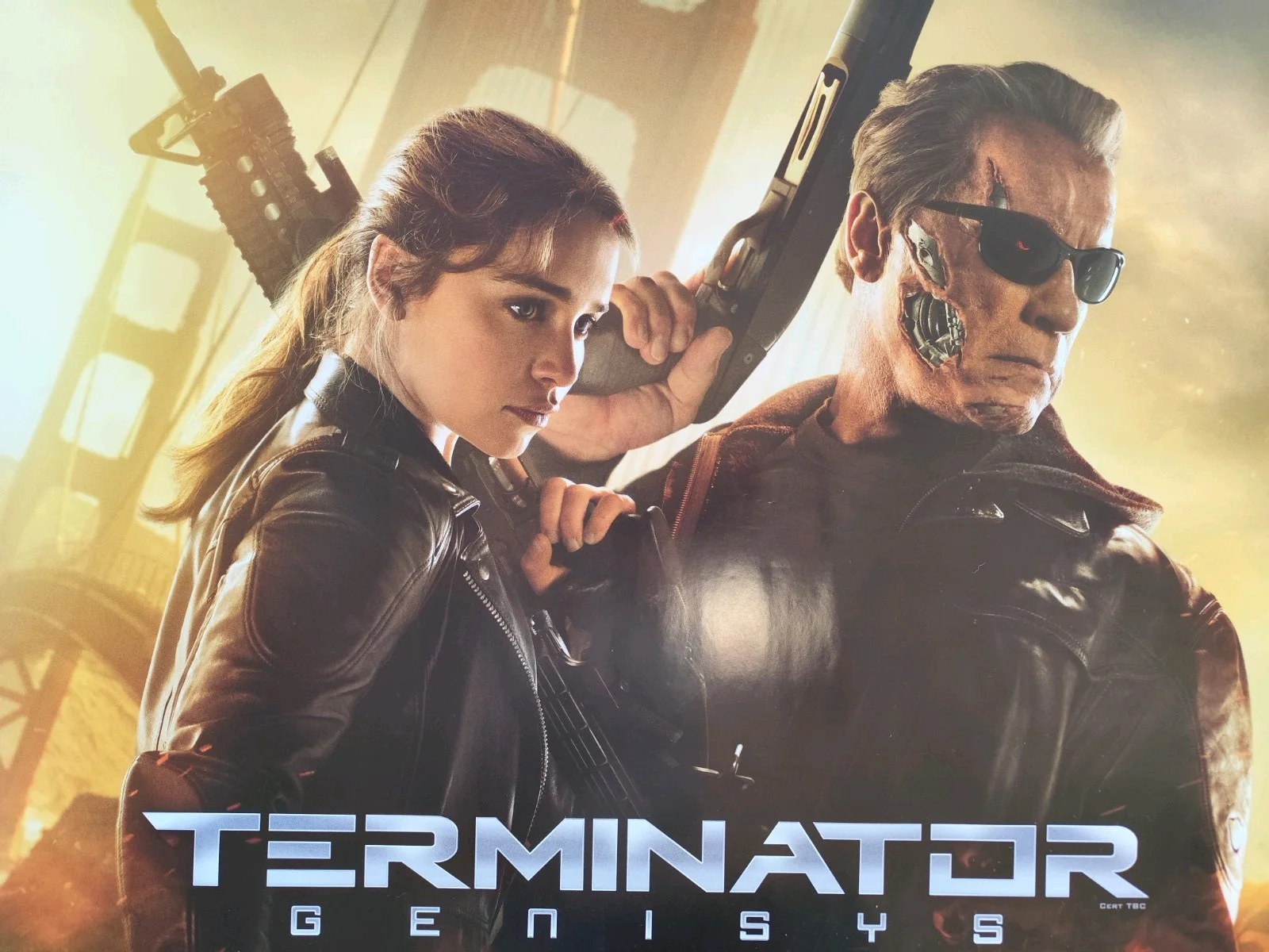 🎯 Terminator Genisys (2015) – UK Quad – DS Schwarzenegger Clarke Sci‑Fi Action, image 4