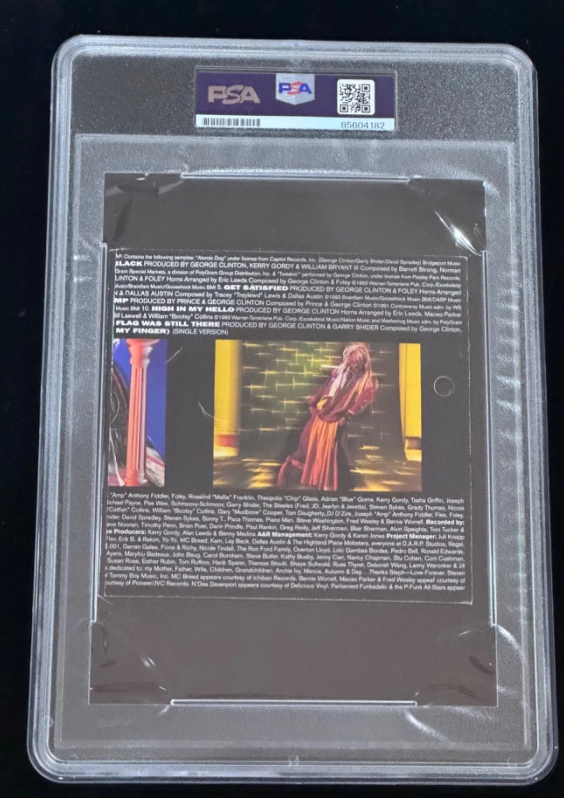 Signed George Clinton CD Jacket Album Autographed w/My ASS inscription Auto PSA, image 4