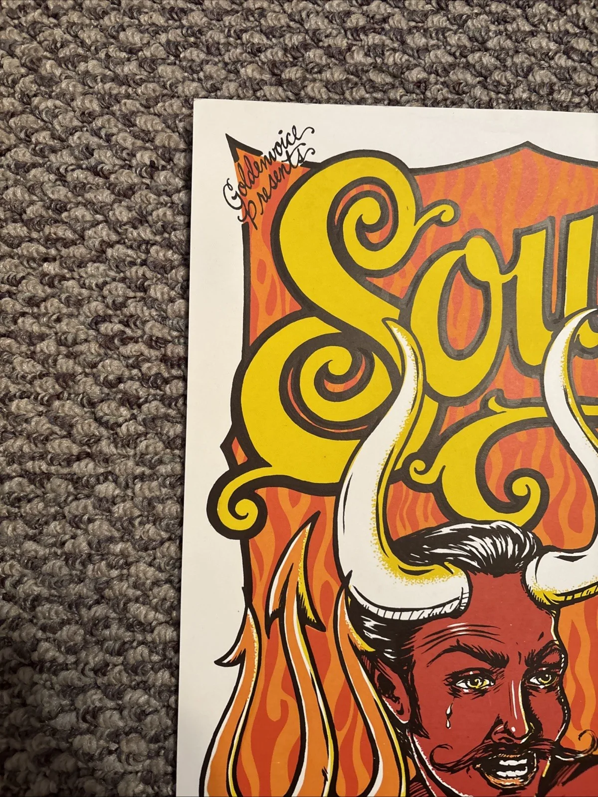 Concert Poster South with Metric Signed/#, image 2