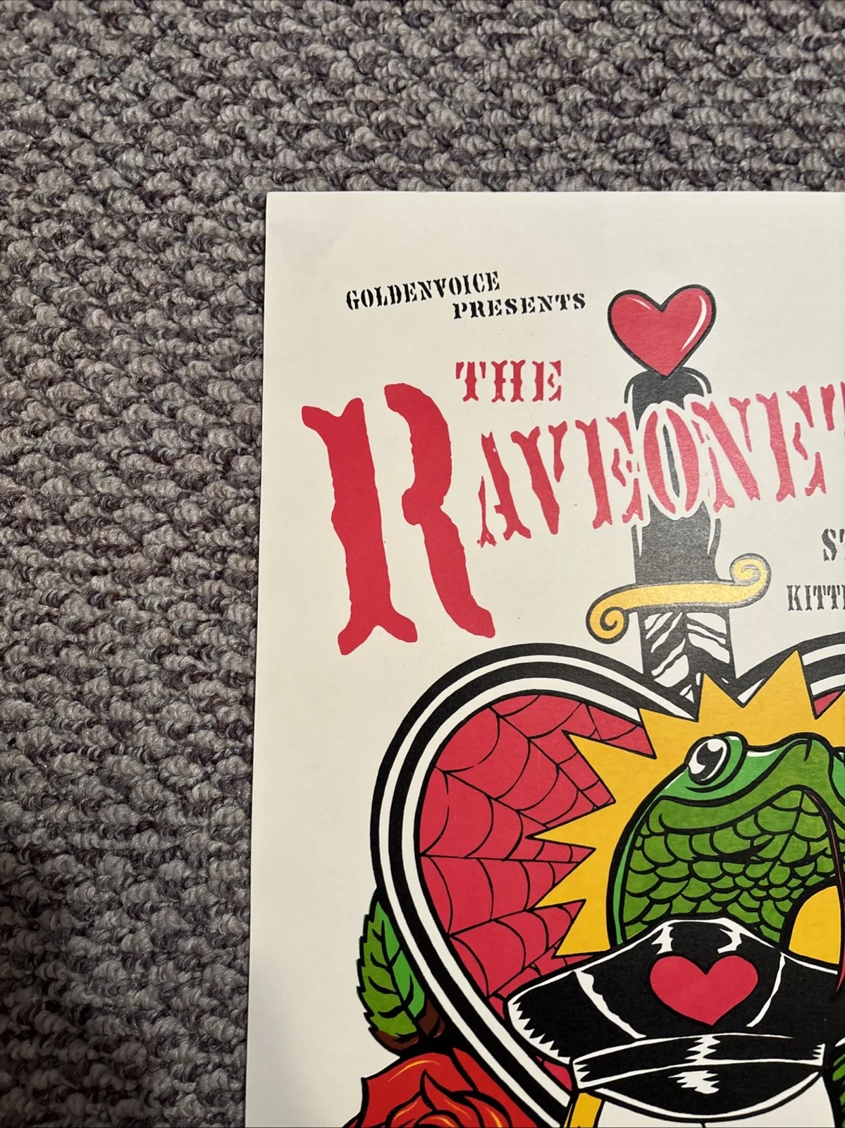 Concert Poster The Raveonettes Signed/#, image 2