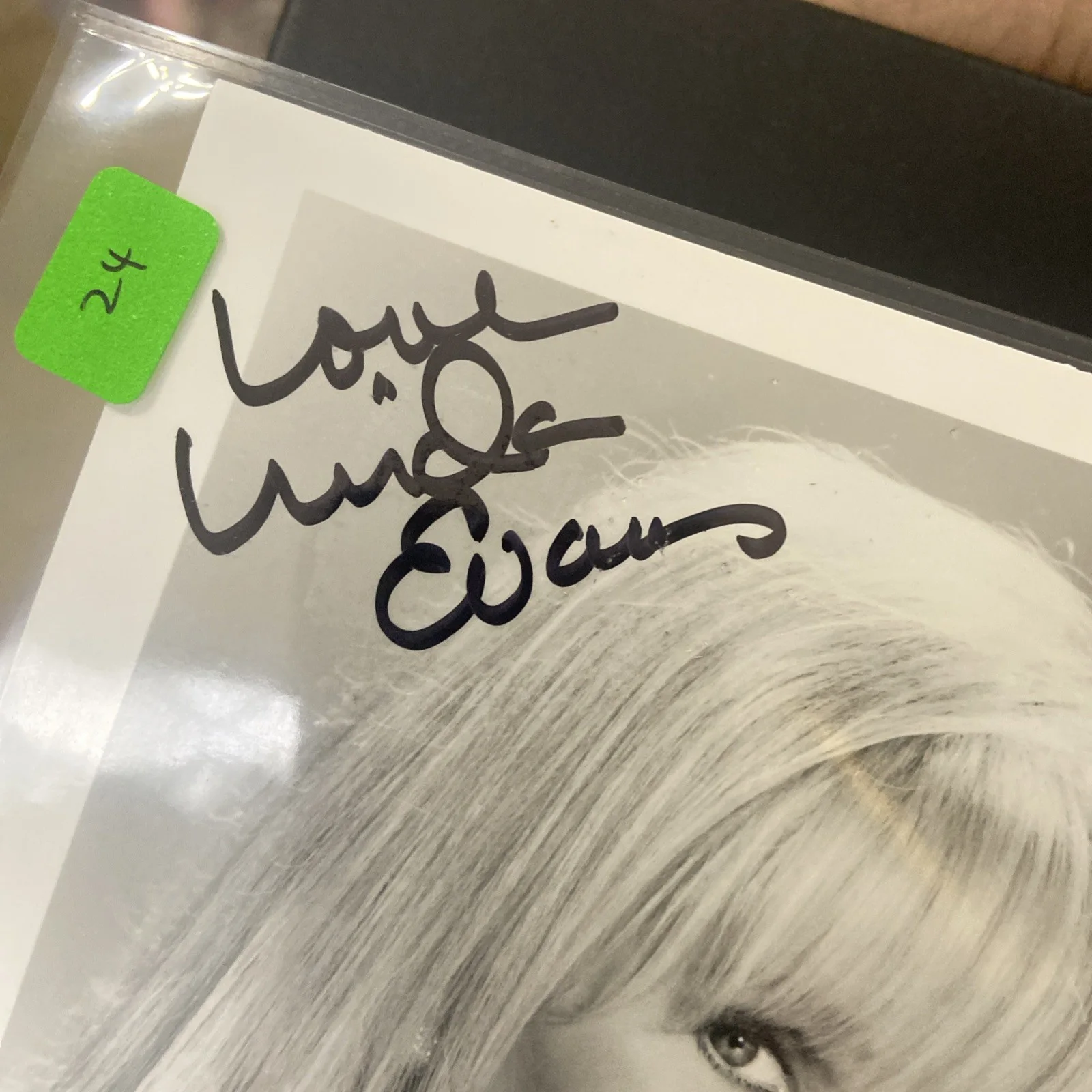Linda Evans Hand Signed Autographed Color 5x7 Photo - Dynasty b&w picture, image 2