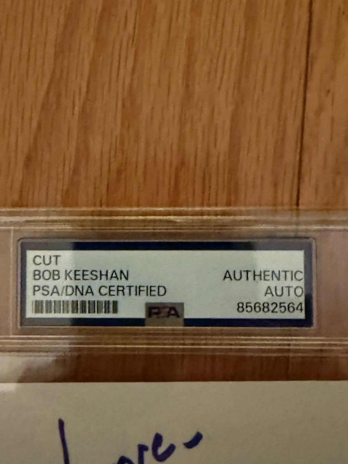Bob Keeshan Captain Kangaroo Autographed Cut. PSA#85682564., image 3
