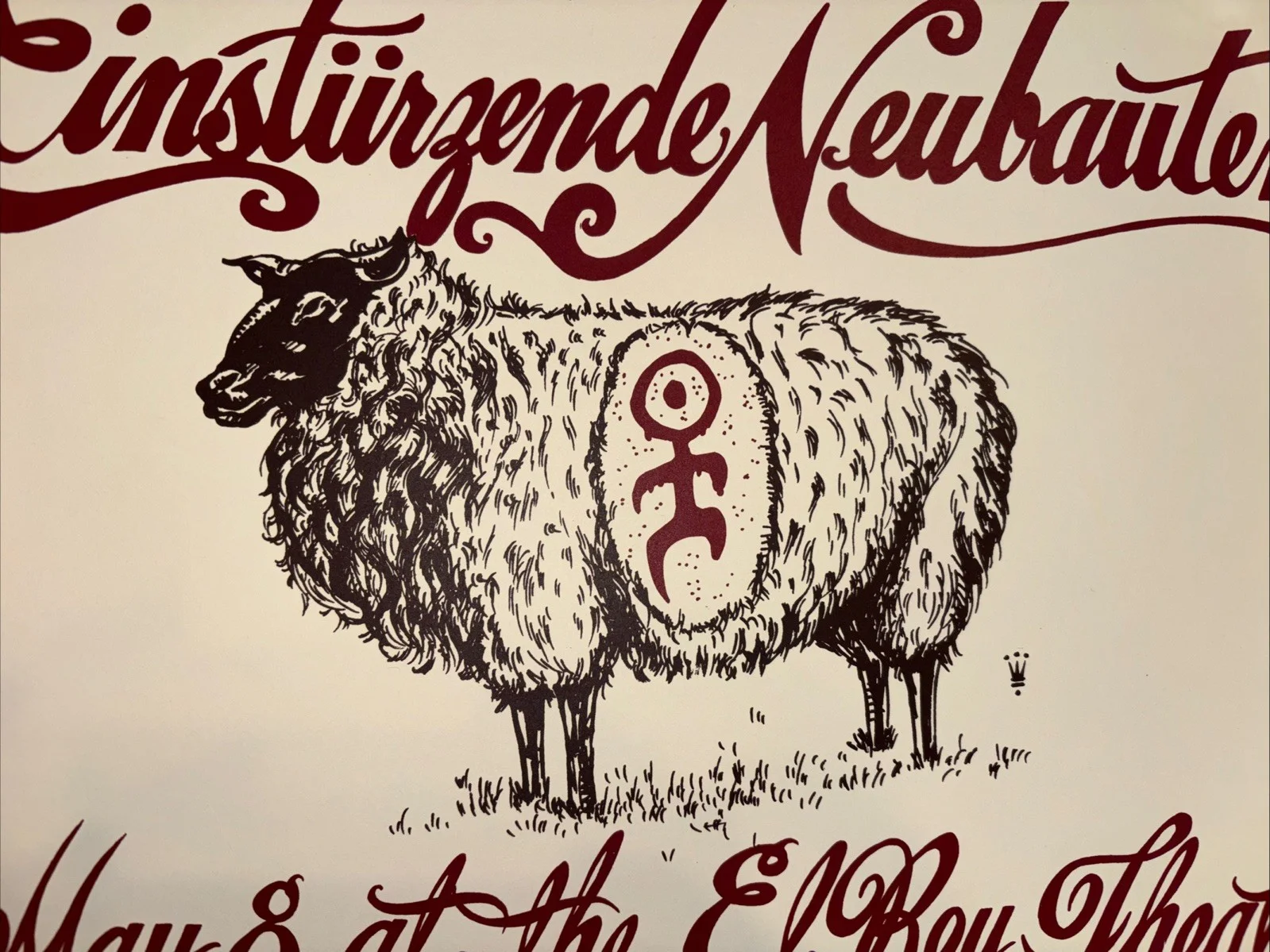 Concert Poster Einsturzende Neubauten Signed #193/253 ~20x13”, изображение 2