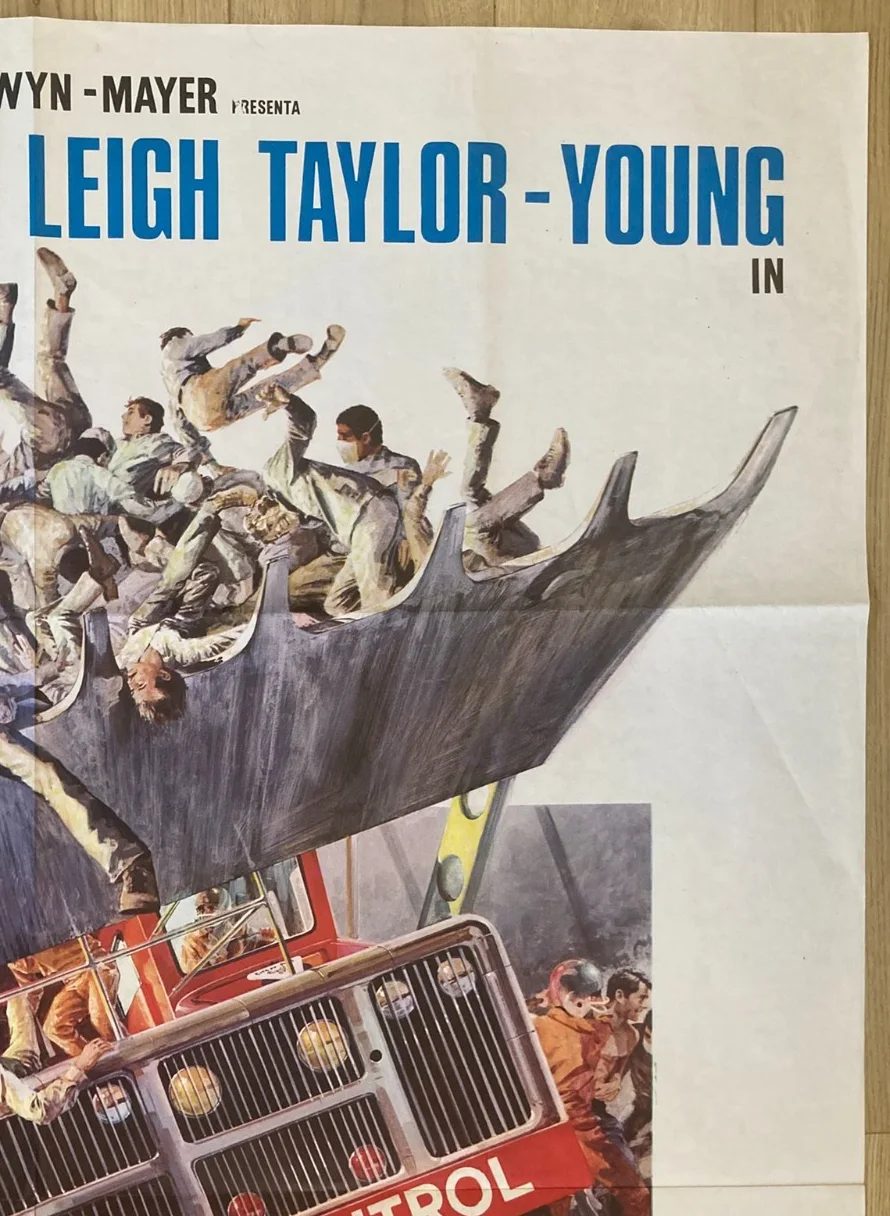 SOYLENT GREEN 1973 Original Cinema ITALIAN 2 Fogli Movie POSTER 39x55in Cult, изображение 3