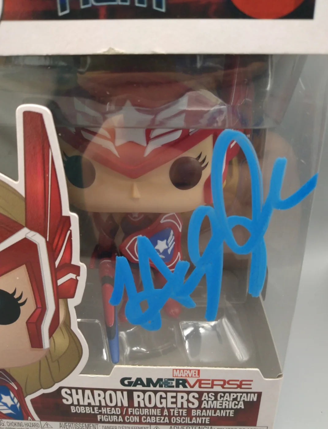 Hayley Atwell — Hayley Atwell Signed Autographed Sharon Rogers Funko Pop #335 COA #17893 AUTO, image 2