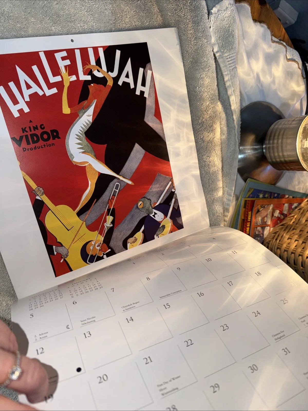 VINTAGE MOVIE POSTERS big photos in old calendar calender 2004 picture KING KONG, изображение 4