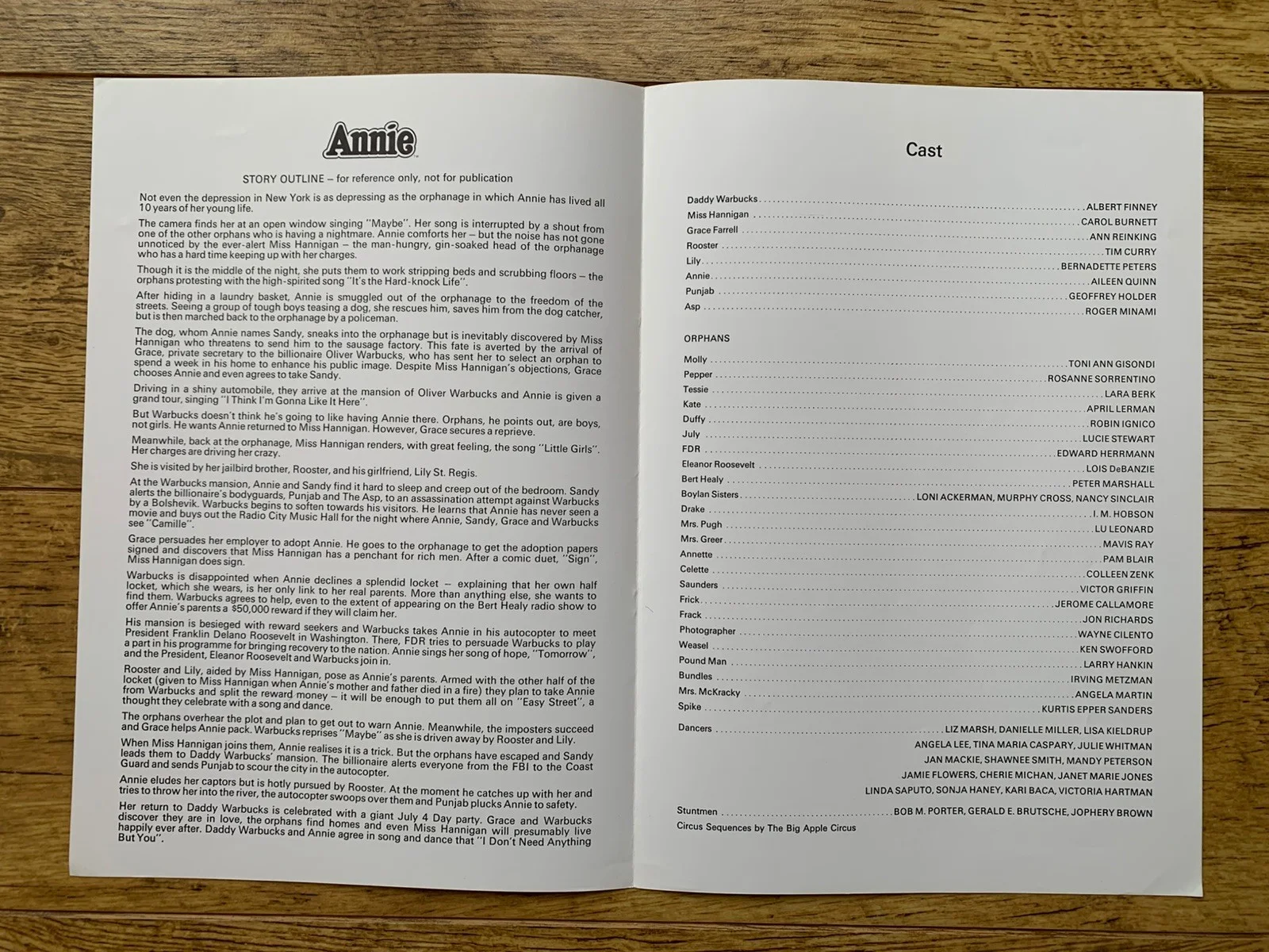 Annie Film Synopsis 1982, image 2