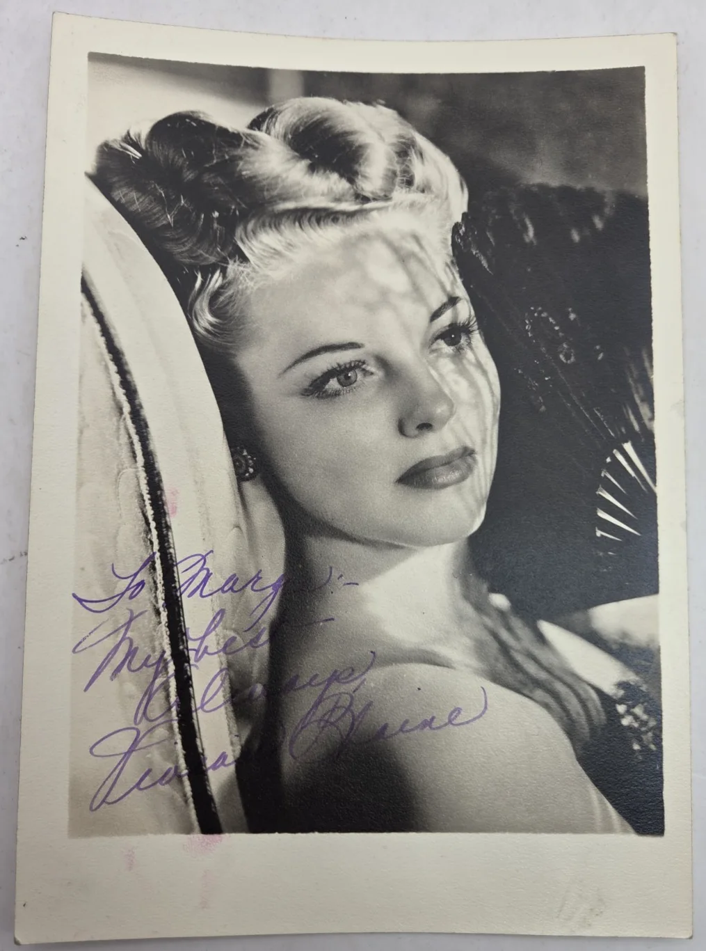 Vivian Blaine — Vivian Blaine - Signed Celebrity Autograph - Actress and Singer, Guys and Dolls