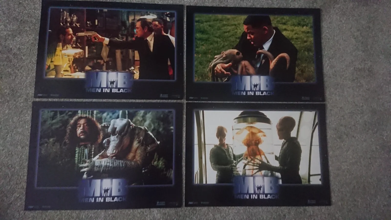Men In Black 1997 Set of 12 German Lobby Cards Will Smith Tommy Lee Jones, изображение 3