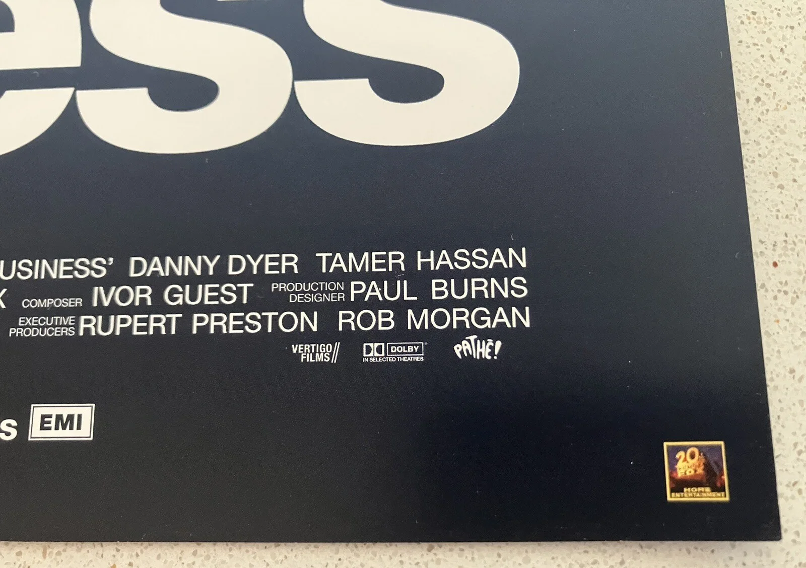 THE BUSINESS ORIGINAL VIDEO/DVD SHOP PROMO POSTER - Danny Dyer Nick Love Tamar, изображение 4