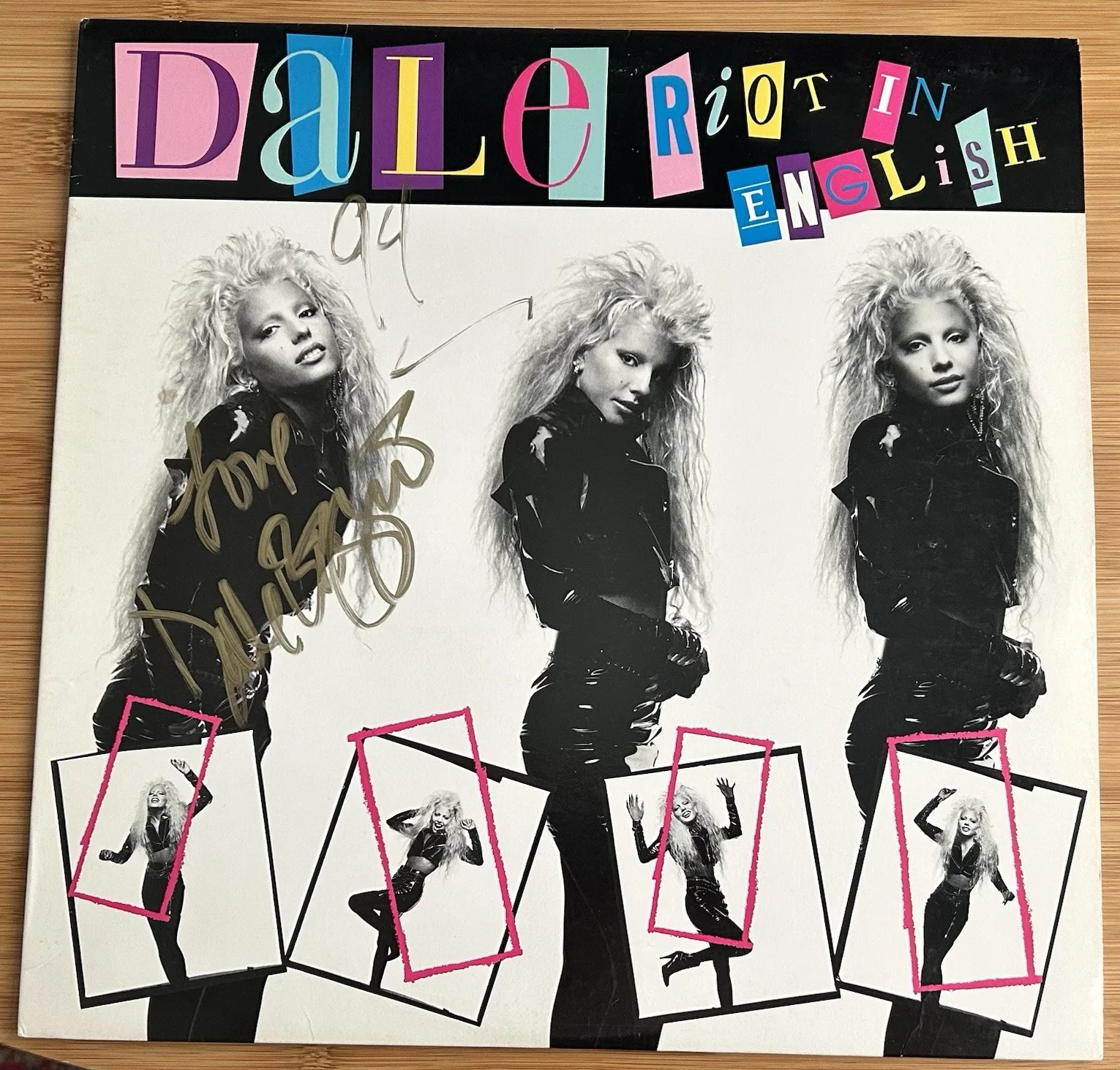 Dale Bozzio (Missing Persons) "Riot In English" Vinyl - Autographed/Signed, изображение 2