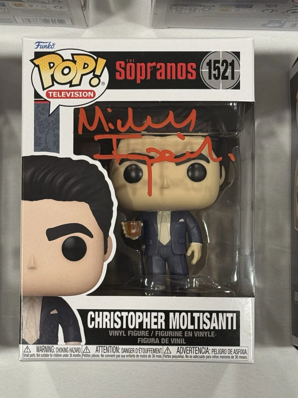 Steve Van Zandt — Sopranos Signed Funko Pop! Set Van Zandt, de Matteo, Imperioli & Schirripa w/COA, image 5