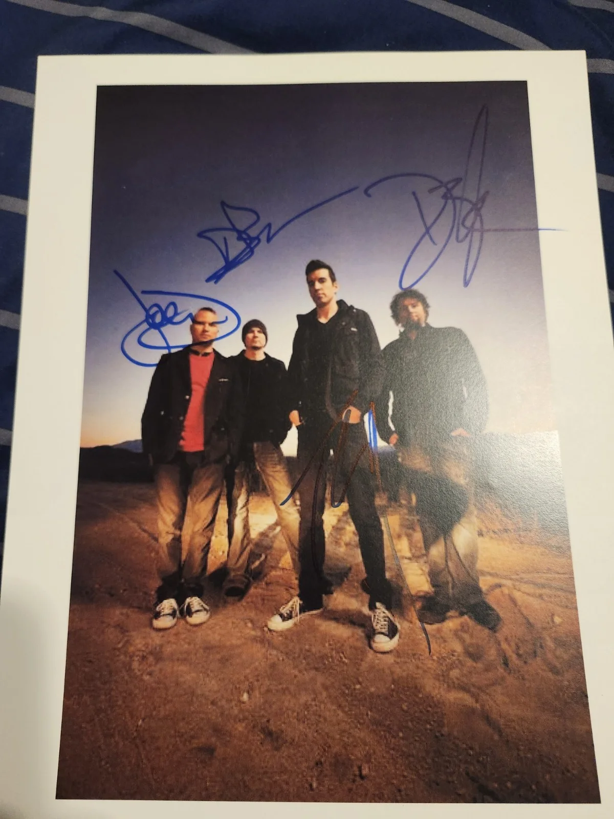 Theory Of A Deadman Band Signed autograph 8x10 Coa Psa Guranteed, изображение 2