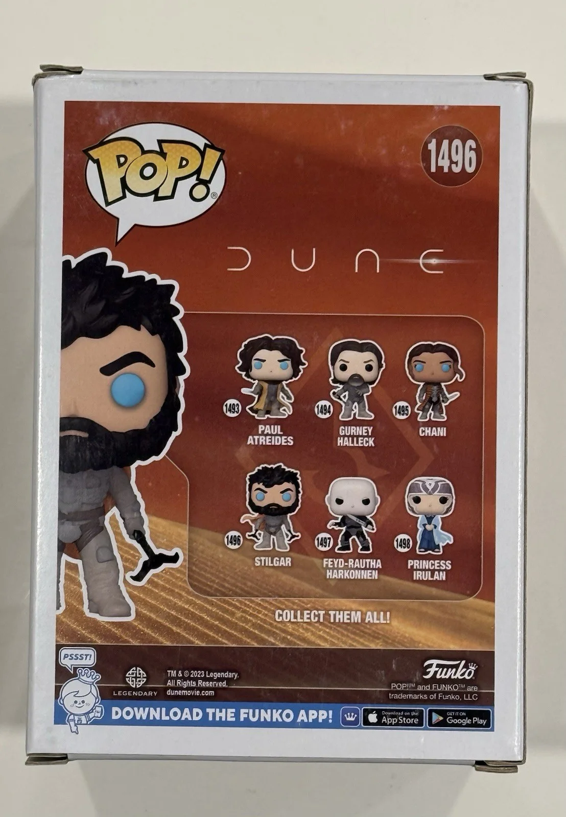 Javier Bardem — Javier Bardem Signed Dune Stilgar Funko Pop! #1496 Beckett COA, изображение 5