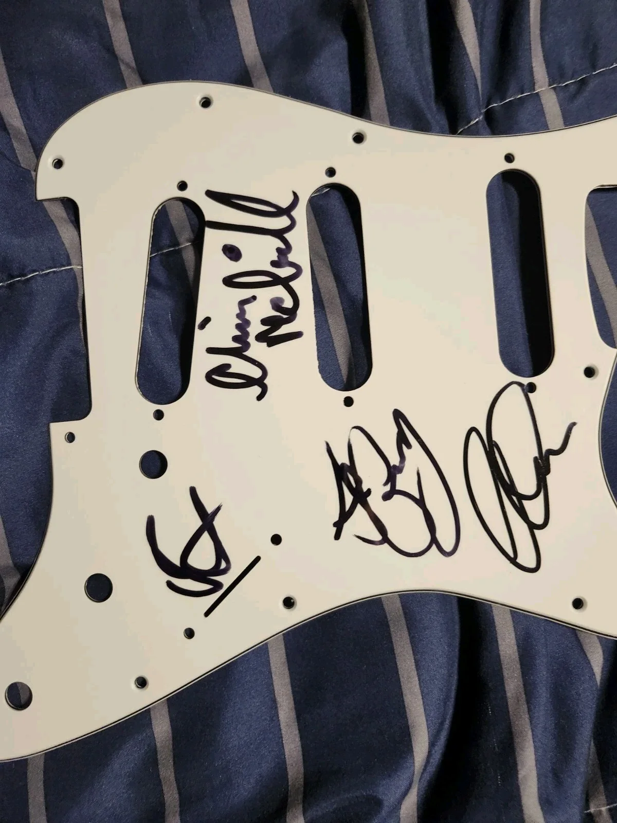 Glass Tiger Signed autograph Guitar Pickguard COA Psa Guranteed Band, изображение 3