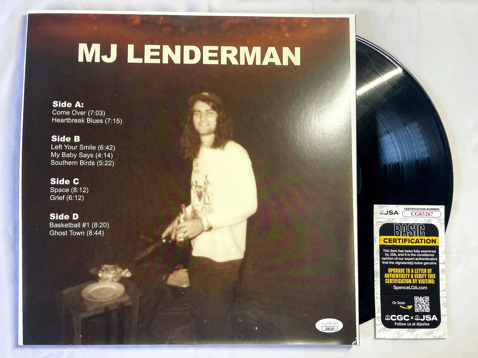 MJ Lenderman Signed Autographed 2019 Self-Titled Vinyl Album JSA A Manning, изображение 3