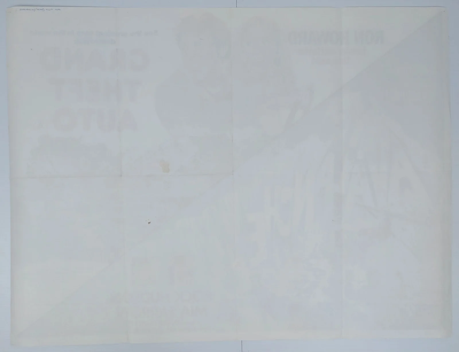 AVALANCHE / GRAND THEFT AUTO ORIGINAL UK QUAD DOUBLE BILL FILM POSTER 1978/77, изображение 3