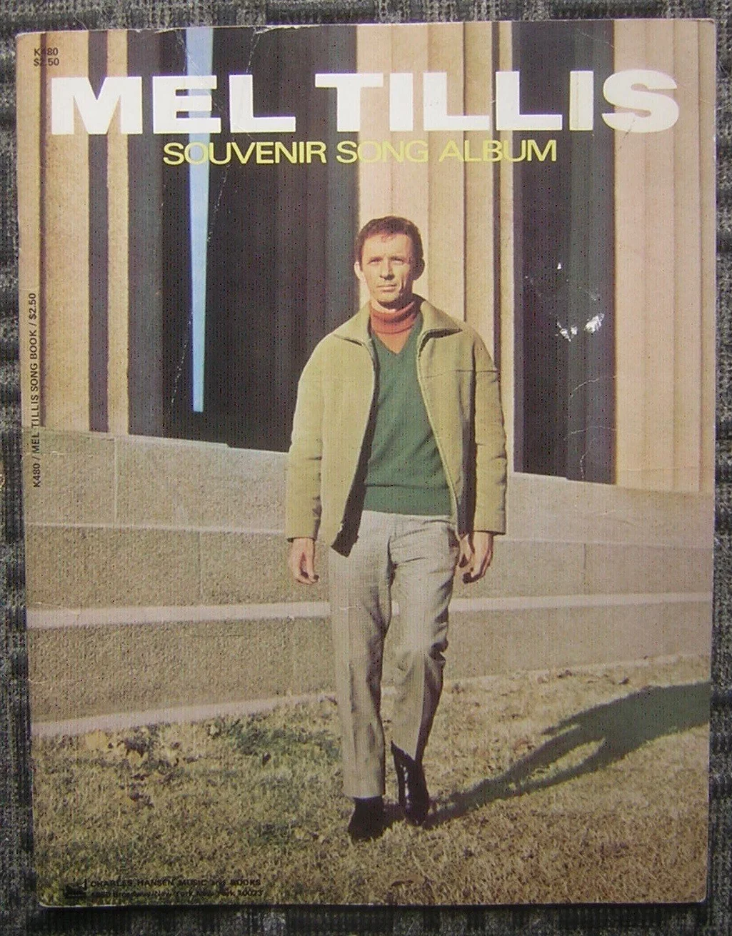 Mel Tillis Autographed Souvenir Song Album Book, circa 1967, изображение 2