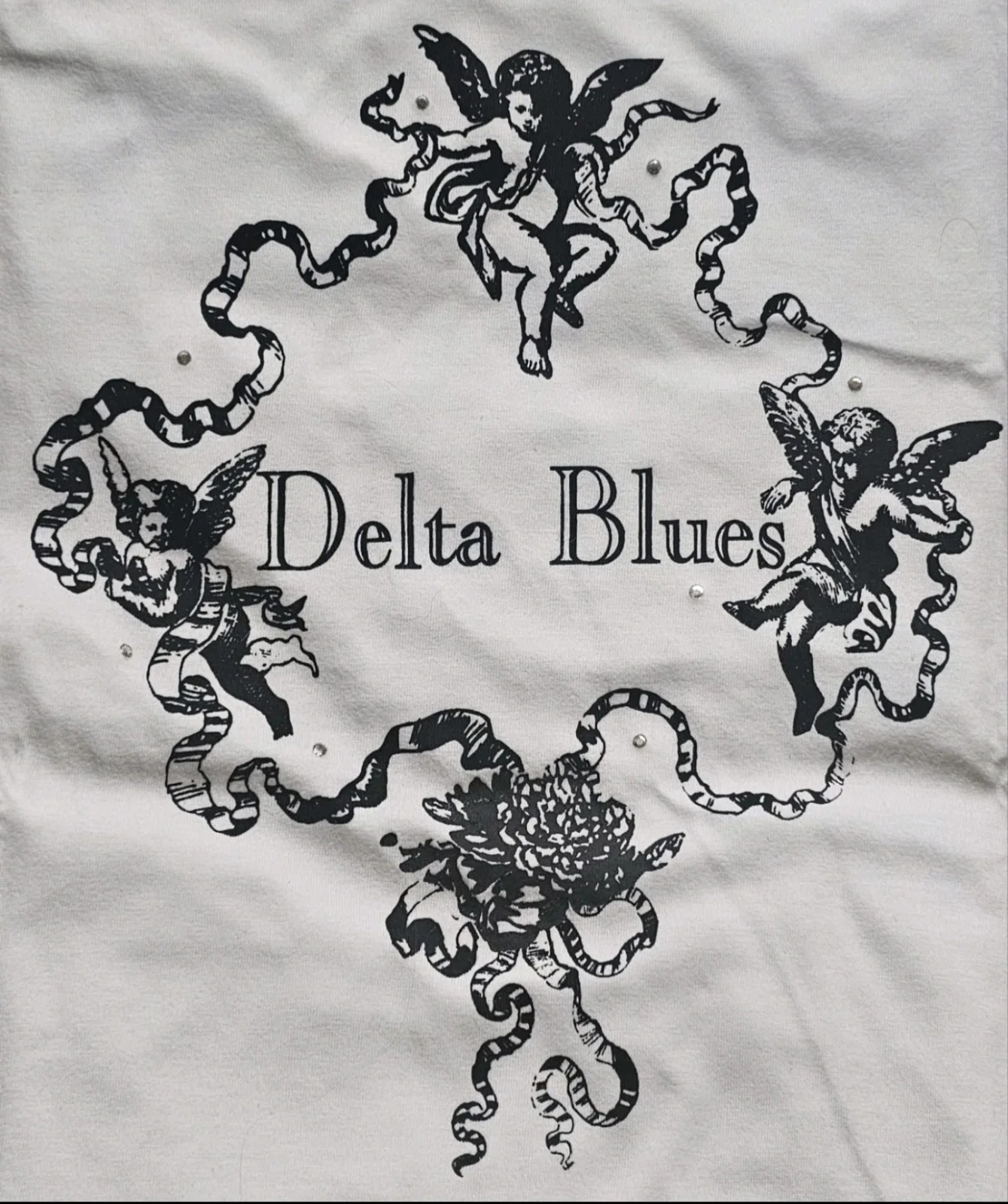 Delta Burke — Very Rare 1990s Delta Burke Signed White T-Shirt Size 1x ~BNWT~ Designing Women, image 3