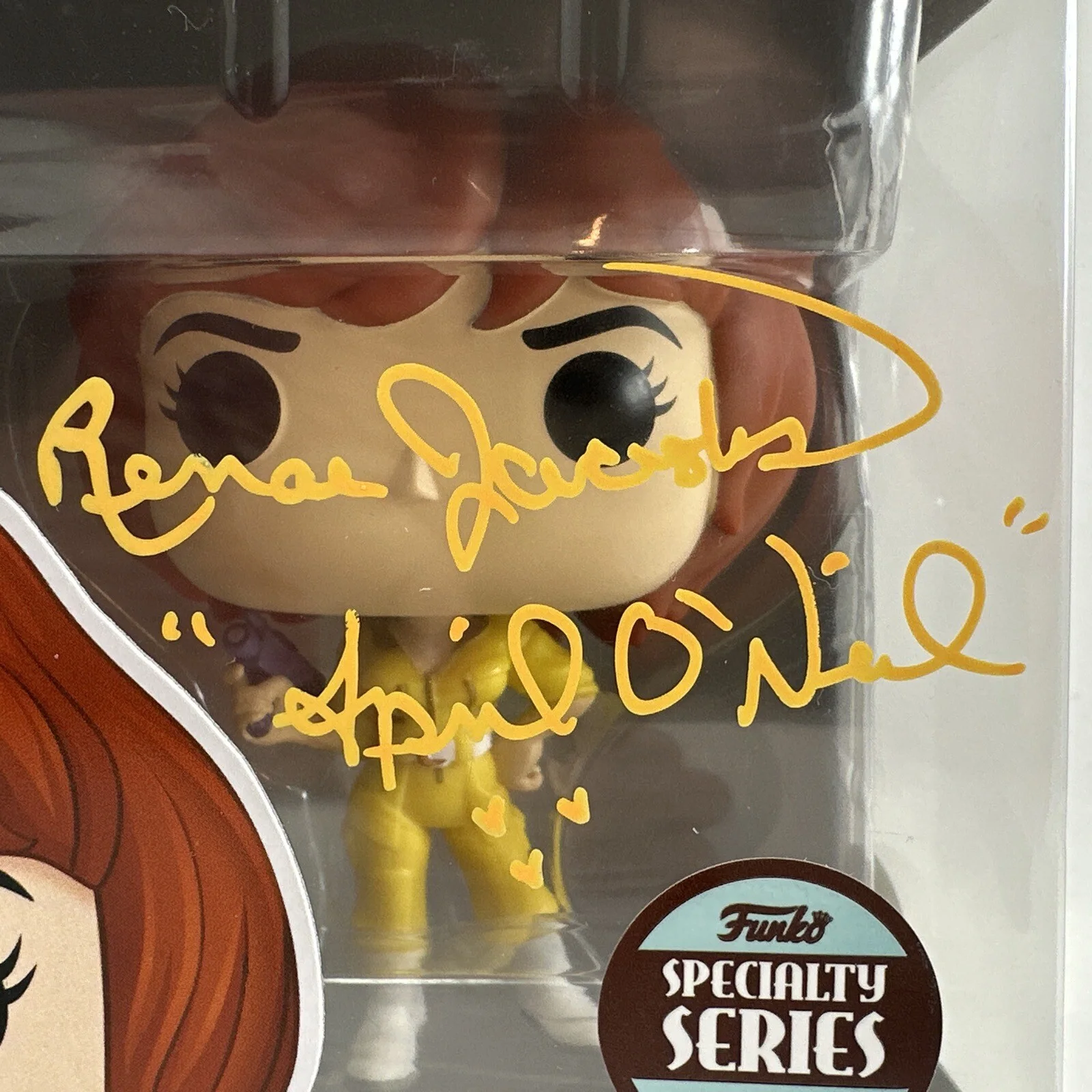 Renee Jacobs — Renee Jacobs signed inscribed Funko Pop Teenage Mutant Ninja Turtles JSA COA, image 4