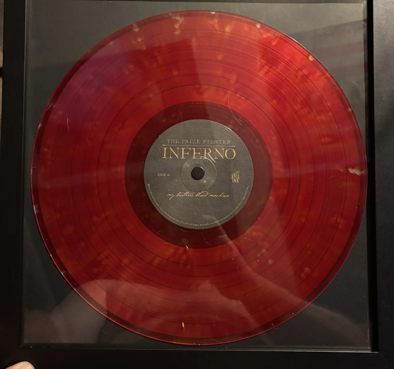 The Prize Fighter Inferno Autographed Vinyl And Book Coheed And Cambria, image 4