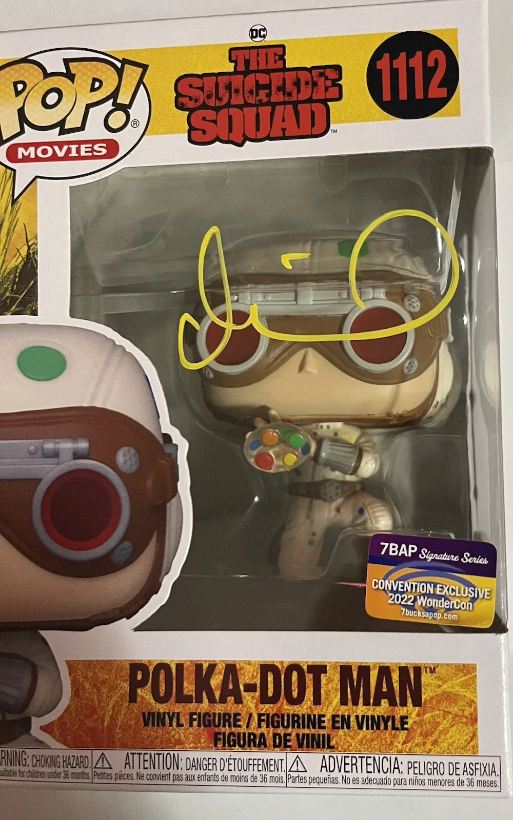 David Dastmalchian — Funko Pop! The Suicide Squad Polka-Dot Man #1112 Signed by David Dastmalchian, image 2