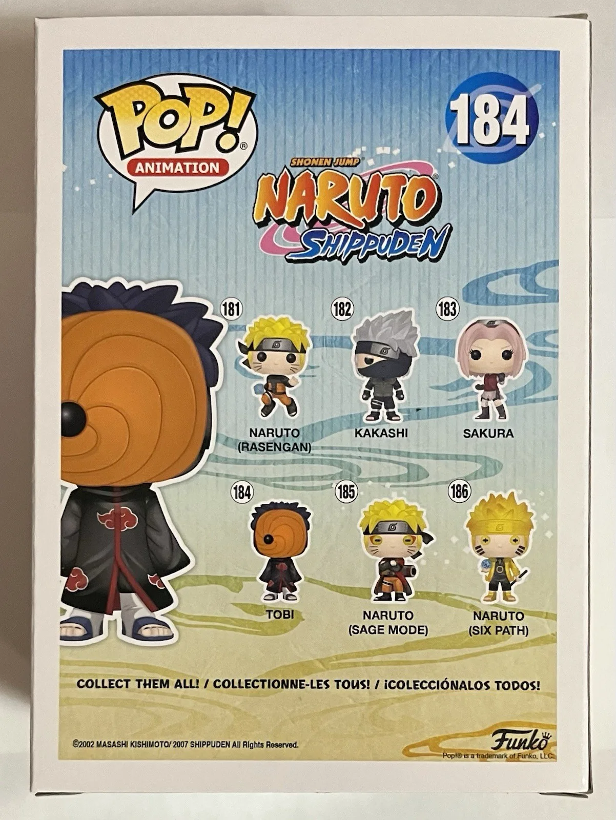 Michael Yurchak — Funko Pop! Anime Naruto Tobi #184 Figure Signed Quoted By Michael Yurchak JSA, image 3