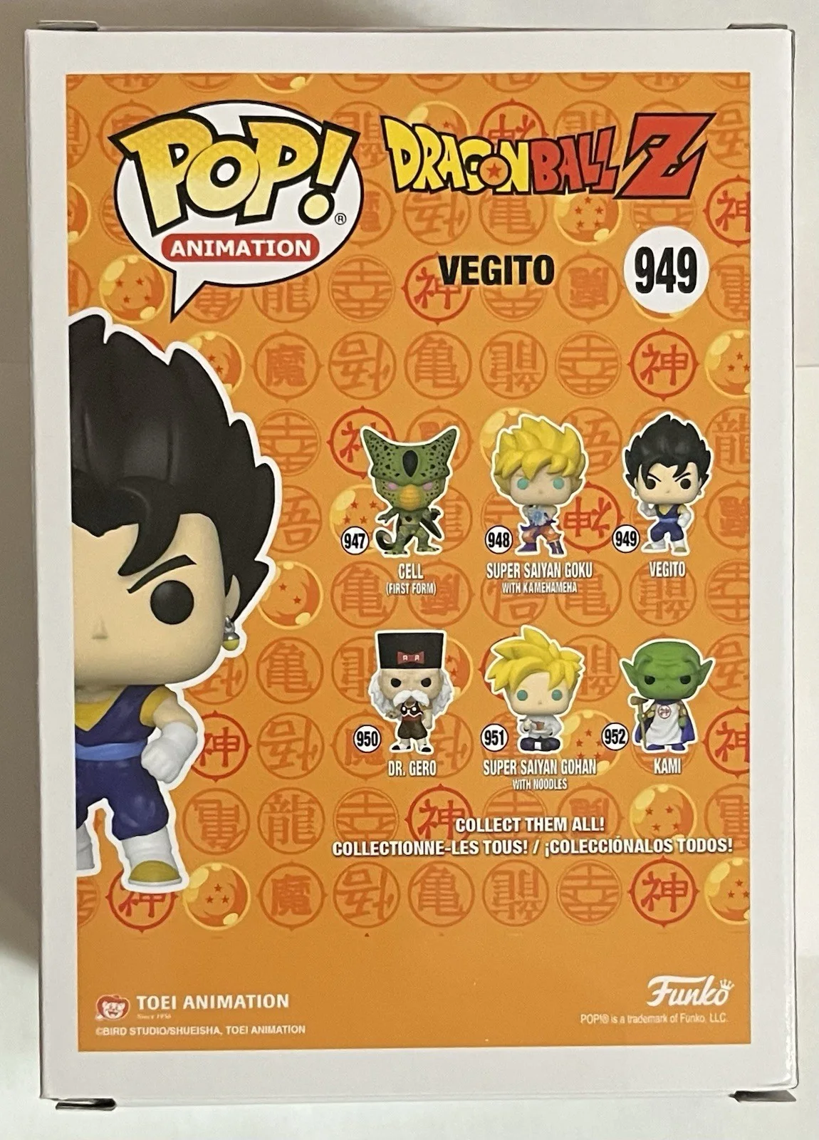 Christopher Sabat — Pop Funko #949 Dragon Ball Z Vegito Signed By Christopher Sabat And Quoted JSA, изображение 4