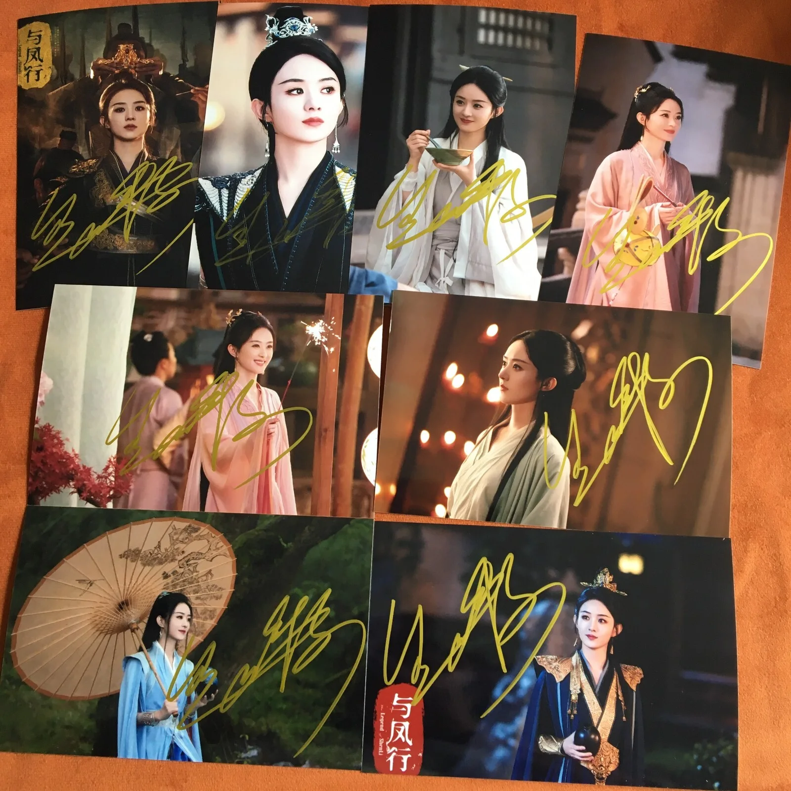 ZHAO LIYING Autographed Signed Photo The Legend Of Shenli 4*6 赵丽颖 2024, изображение 2