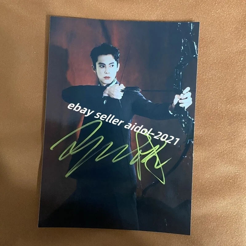 SALE WANG HEDI Autographed Signed Photo 5*7 Gifts Collection 王鹤棣 2025A, изображение 3