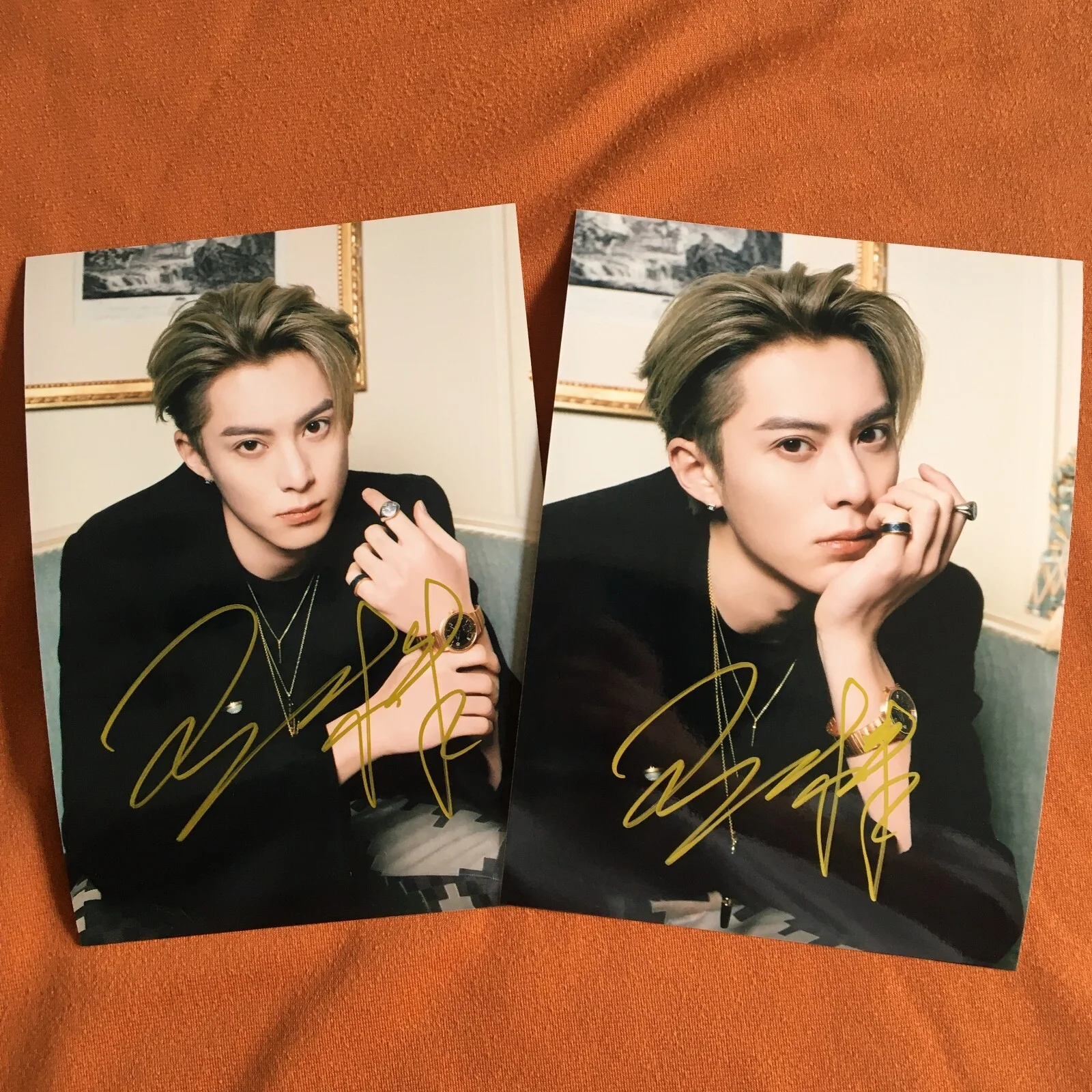 WANG HEDI Autographed Signed Photo 5*7 Gifts Collection 王鹤棣 202407B, изображение 2