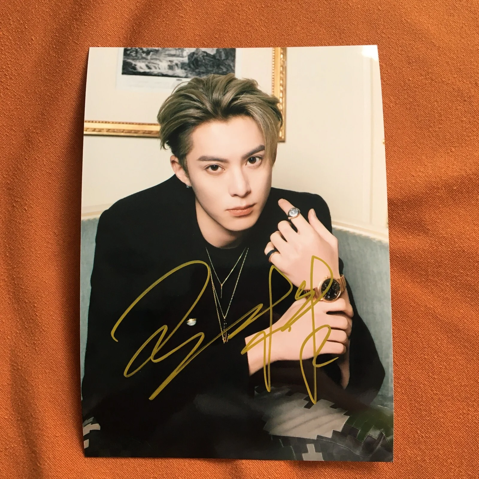 WANG HEDI Autographed Signed Photo 5*7 Gifts Collection 王鹤棣 202407B, изображение 3
