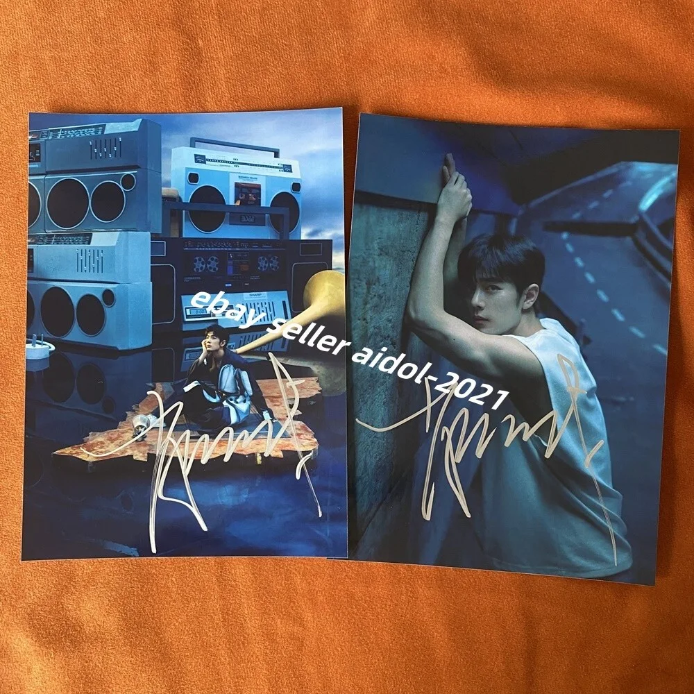 XIAO ZHAN PHOTO PICTURE WE SIGNED AUTOGRAPHED CHINESE STAR COLLECTION 5*7 2025B, изображение 2