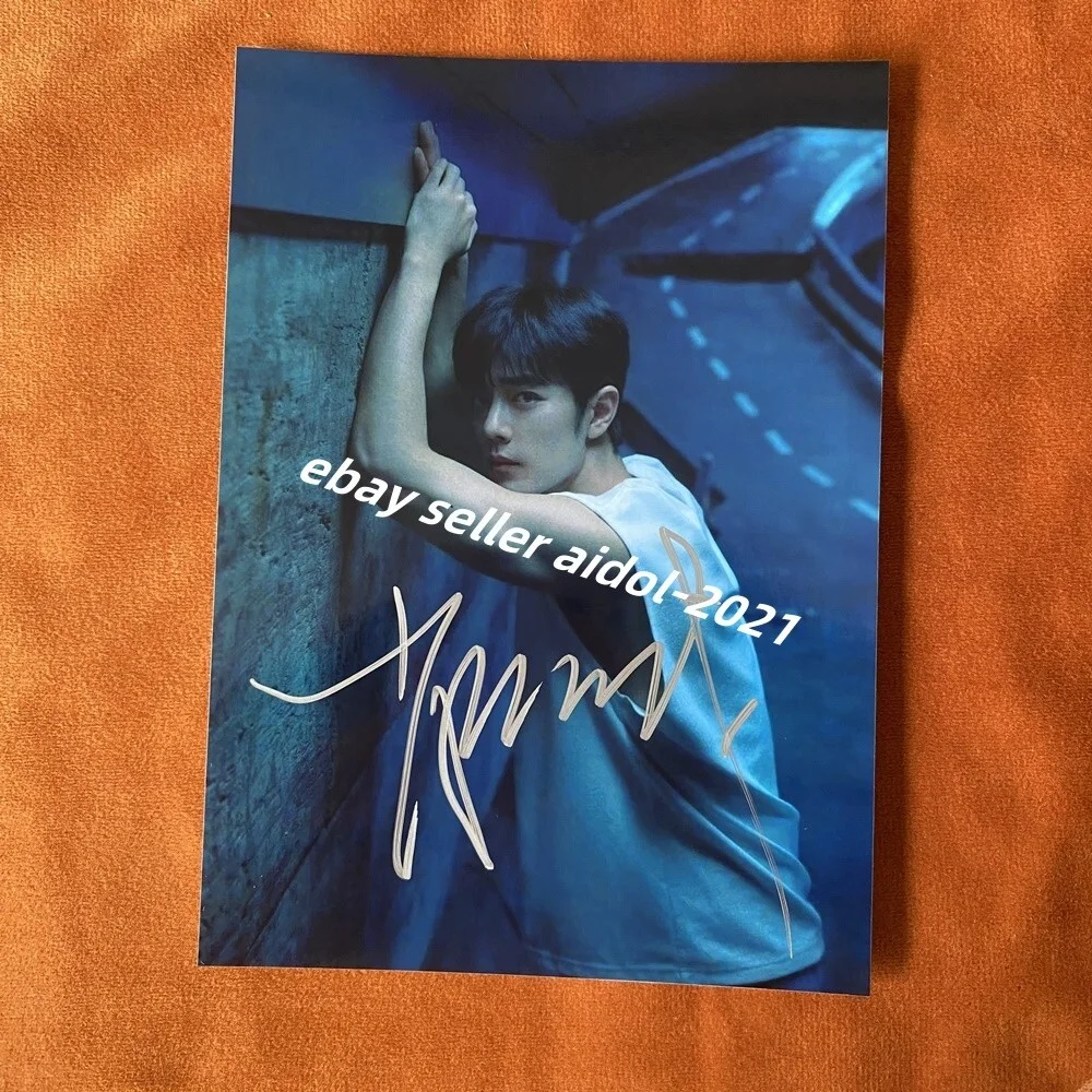 XIAO ZHAN PHOTO PICTURE WE SIGNED AUTOGRAPHED CHINESE STAR COLLECTION 5*7 2025B, изображение 3