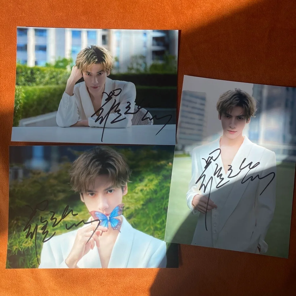 LUO YUNXI LEO Autographed Signed Photo 5*7 Collection 2024A, изображение 3