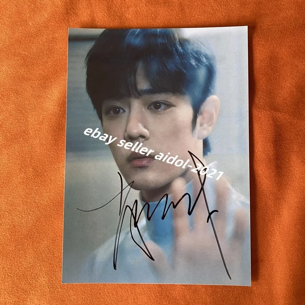 XIAO ZHAN PHOTO PICTURE WE SIGNED AUTOGRAPHED CHINESE STAR COLLECTION 5*7 2025C, изображение 3
